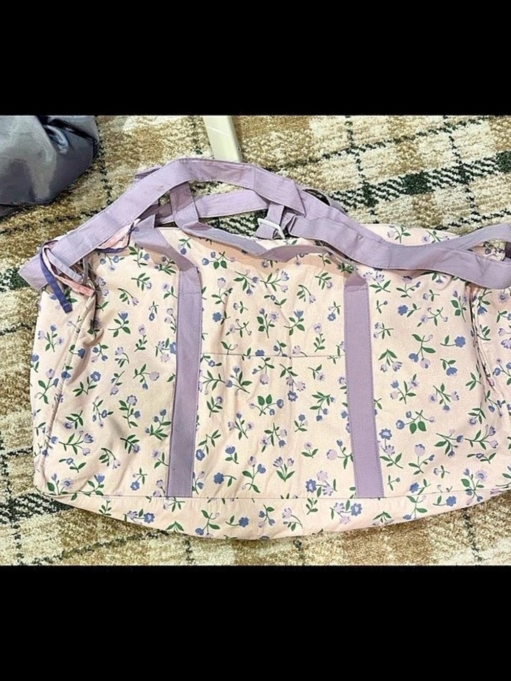 The Beaufort Bonnet Company duffle Bag in Pink & Purple